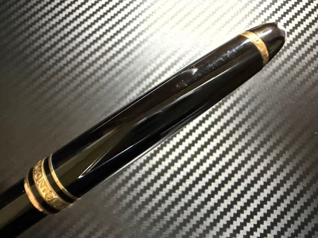 モンブラン マイスターシュテュック 144 ブラック 全金 M 中字 万年筆