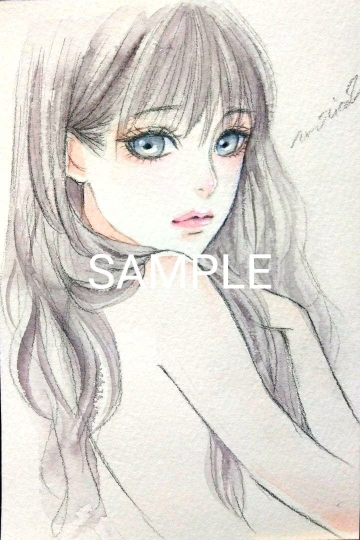 ポストカード　手描きイラスト　オリジナル