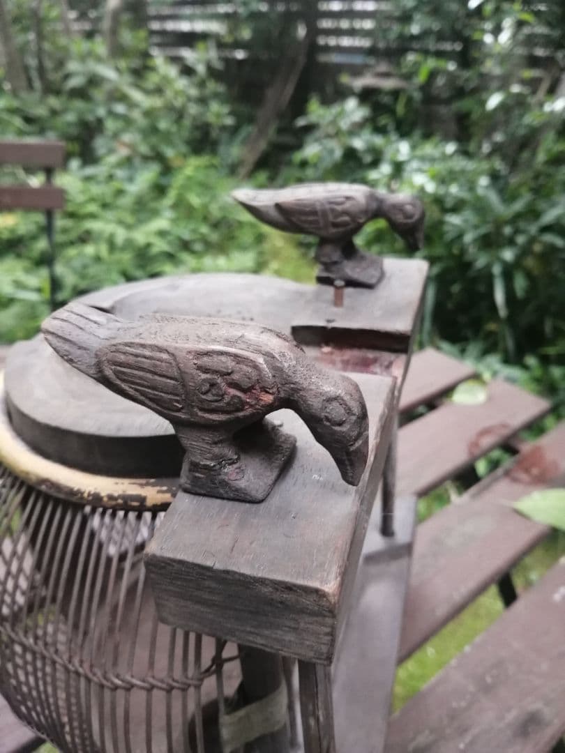 アンティーク 古中国 民国時期 竹細工 鳥籠 鳥かご