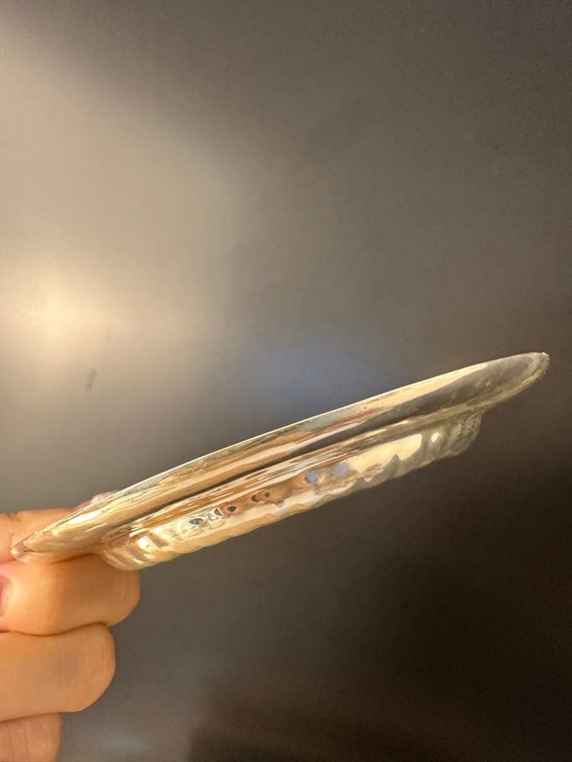 青海皿　5枚木箱付き　尼伊謹製