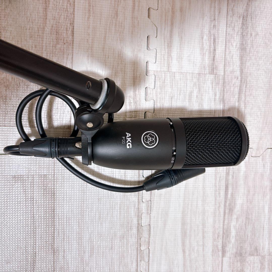 AKG コンデンサー型マイクロホン　PERCEPTION120 P120 付属品