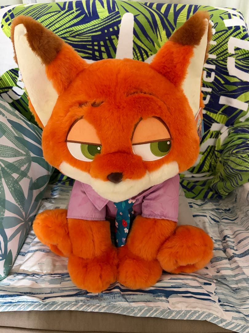 ズートピア2 ニック・ワイルド ぬいぐるみ ブランケット付