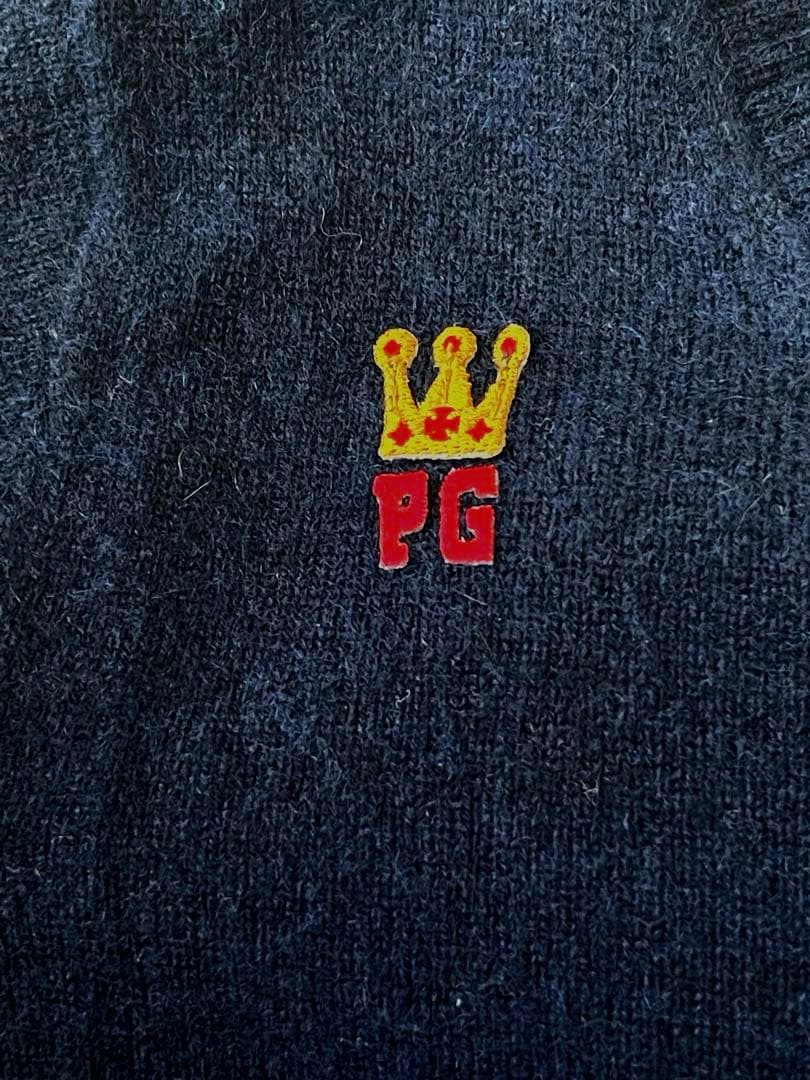 PEARLY GATES セーター ネイビー　サイズ0（S〜M）カシミヤ100