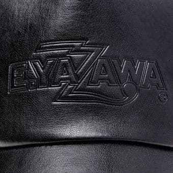 ★矢沢永吉★レザーキャップ(ロゴ) ブラック