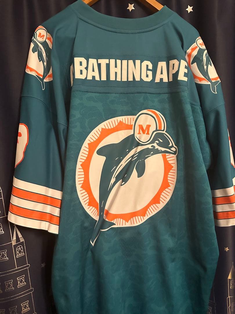 A BATHINGAPE × MITCHELL & NESS NFL 2XL