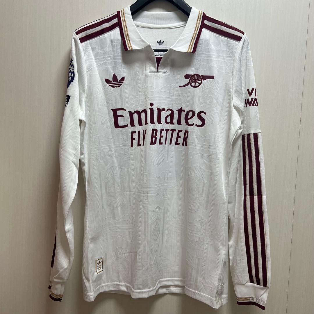 アーセナルFCユニフォームサード 25/26　ライス　長袖シャツ