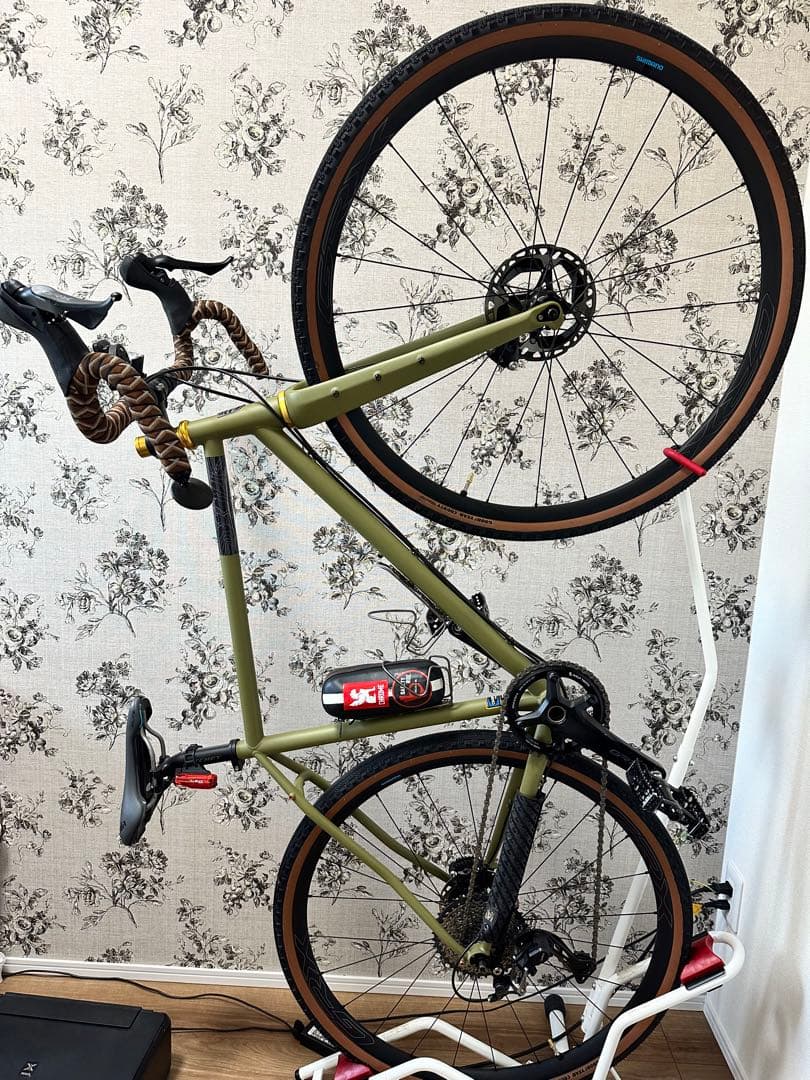 おまけ多数！フルセット！DAVOS D604 グラベルバイク　カーキ　完成車