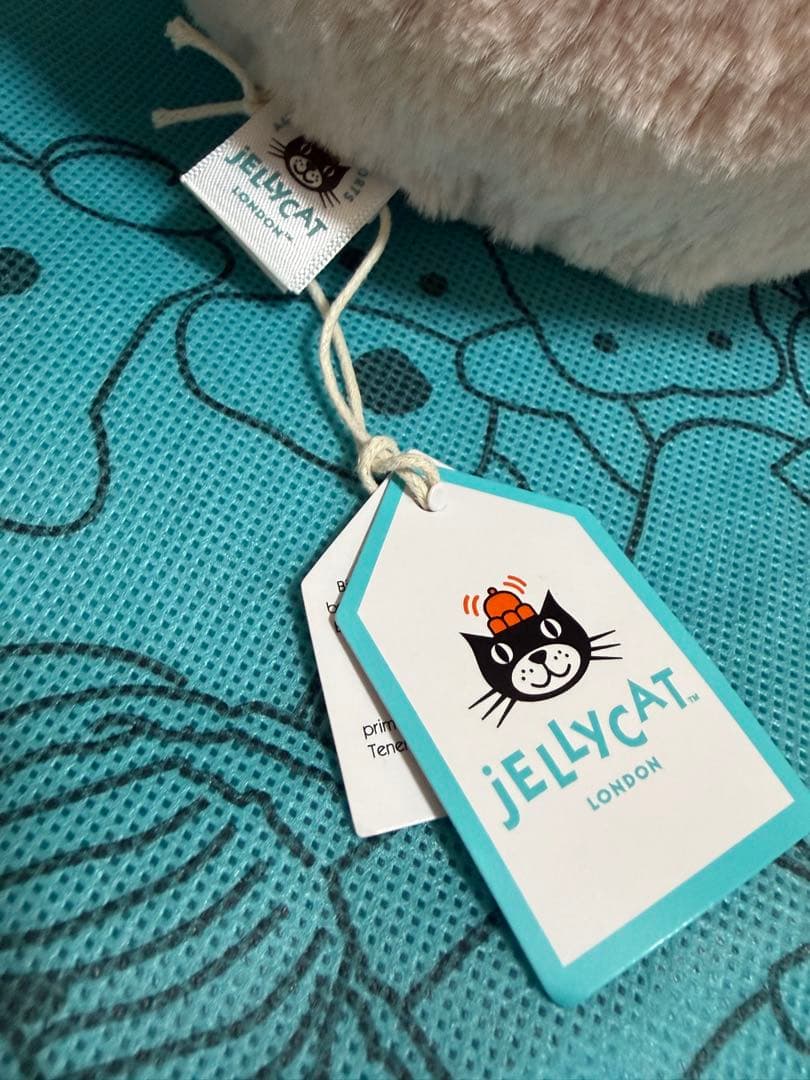  ピンクのうさぎぬいぐるみ 約36cm L