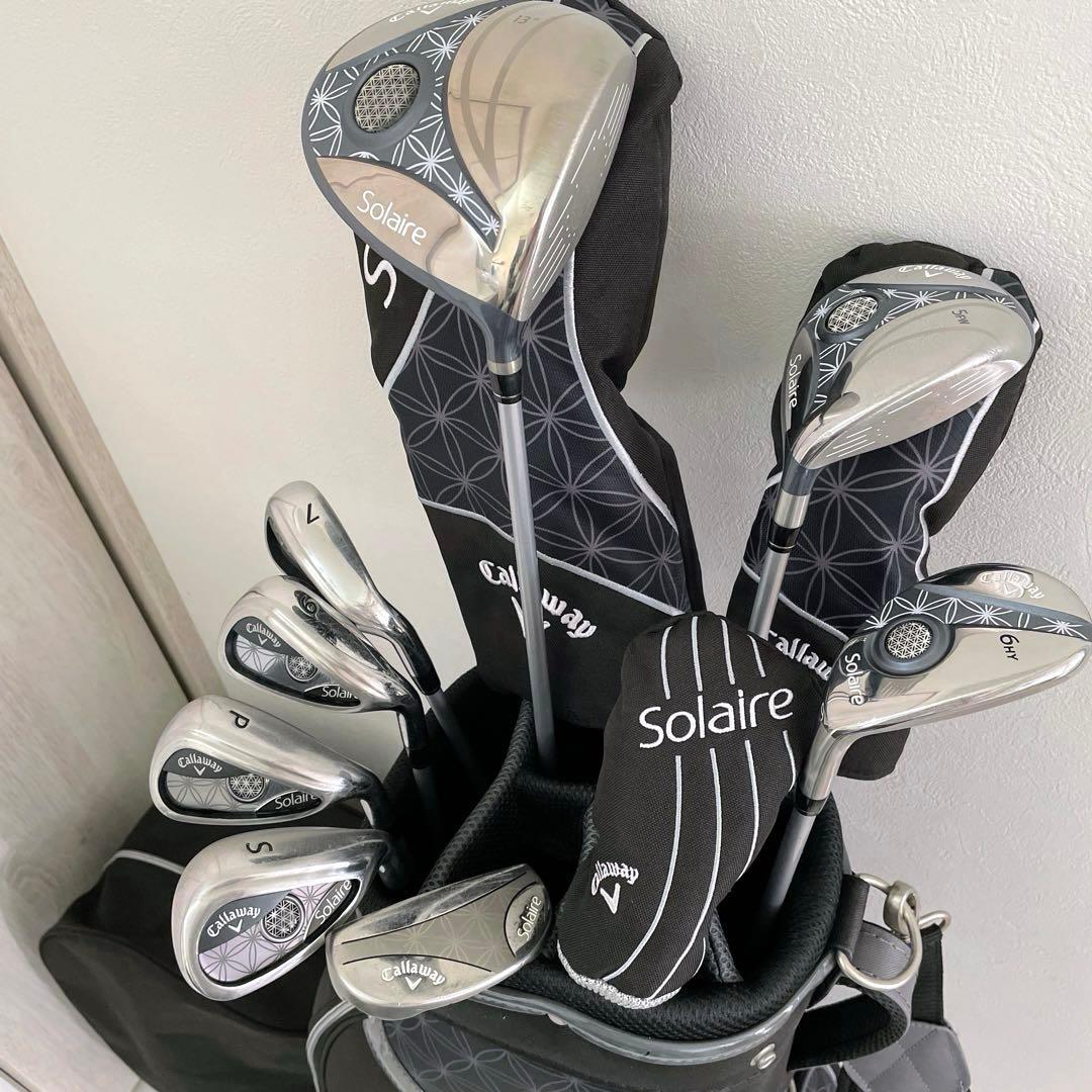 最新モデル　キャロウェイ　ソレイユ　レディース　ゴルフクラブセット　右利き用