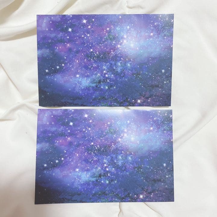 ポストカード ブロマイド 写真 しおり 5点セット 天体 星空 宇宙 自然