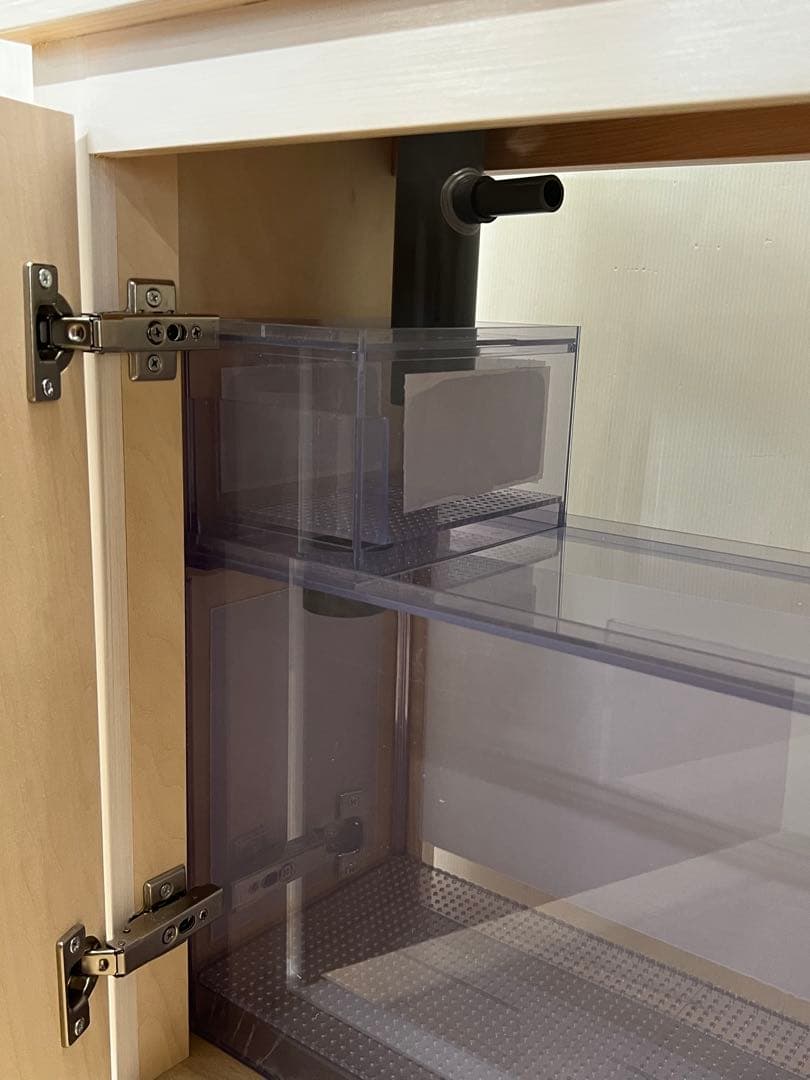 ラスト1セット　900×300×300オールガラスオーバーフロー水槽 セット