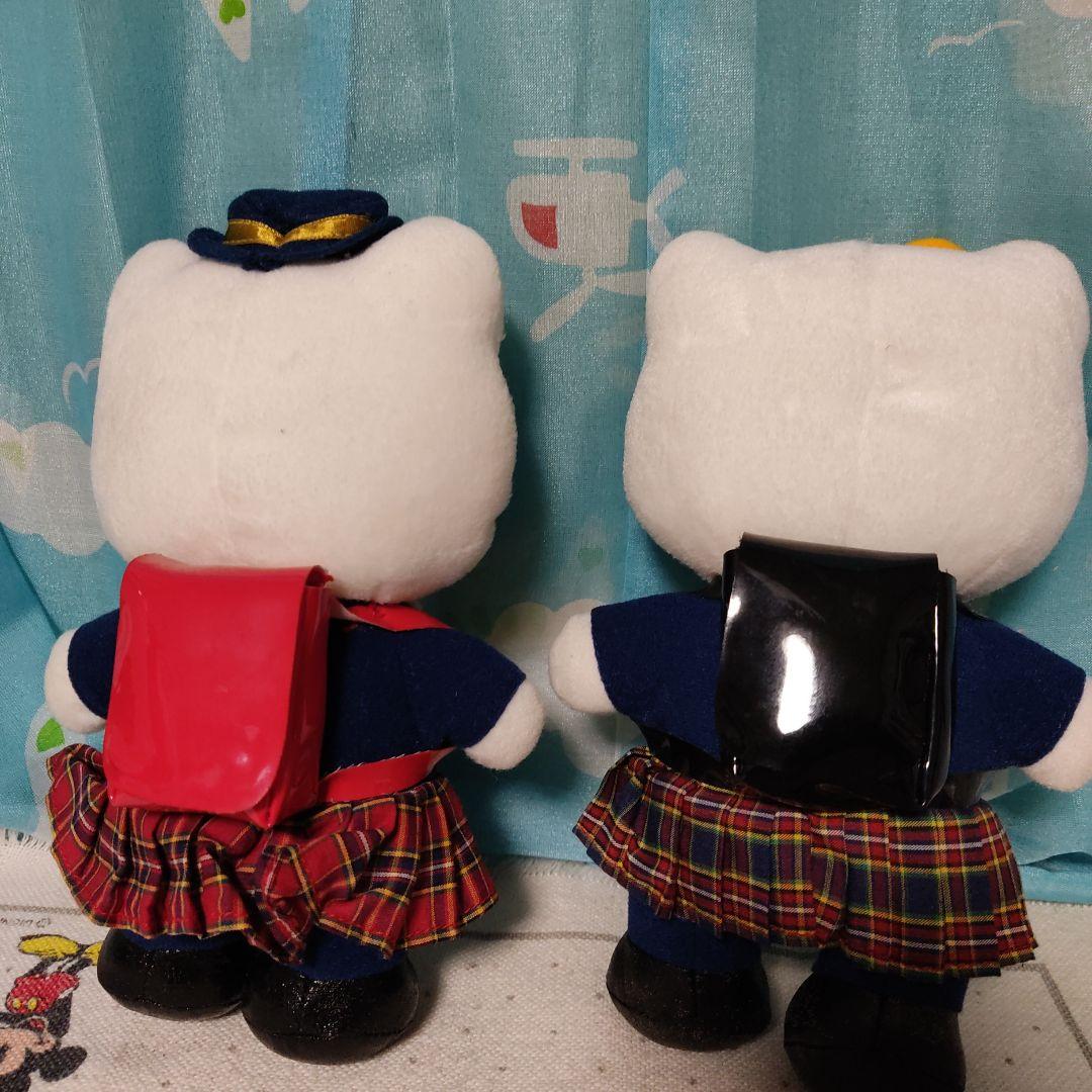 ⚠️劣化あり⚠️キティ ミミィ ぬいぐるみ レトロ 制服 ランドセル