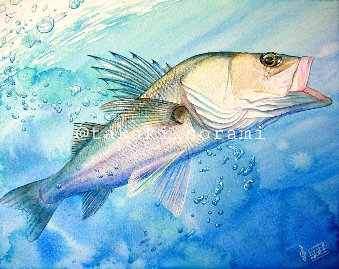 動物画、ペット画(本格水彩画)