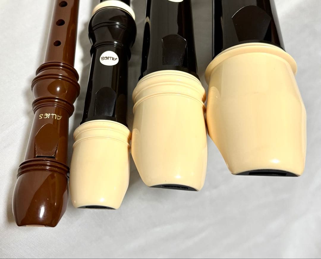 Aulos リコーダーセット 4本 日本製