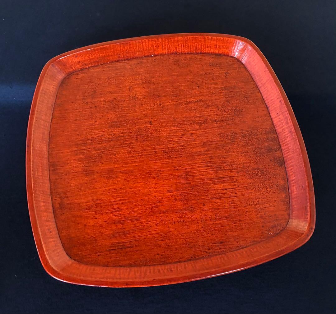 《R》刳抜 後藤塗 会席膳10客 銘々膳 四方膳 讃岐彫 260202く3