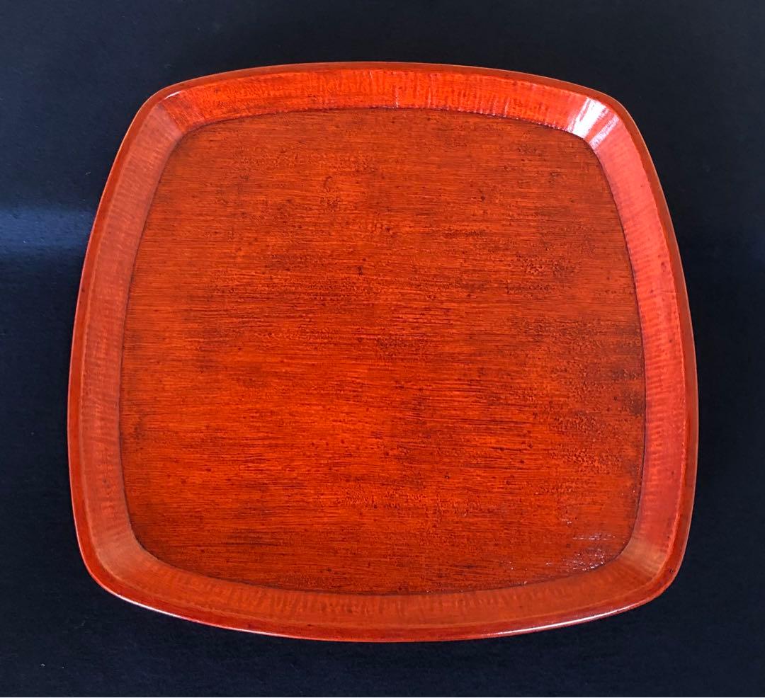 《R》刳抜 後藤塗 会席膳10客 銘々膳 四方膳 讃岐彫 260202く3