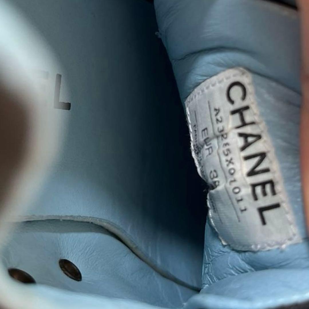 CHANEL ブラック レザーシューズ【大掃除価格】