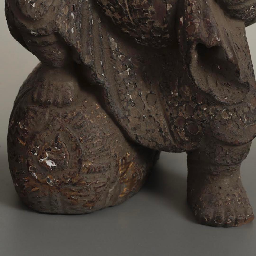 木彫 大黒恵比寿像 古美術 古道具 大黒さん 恵比寿さん 大黒 恵比寿