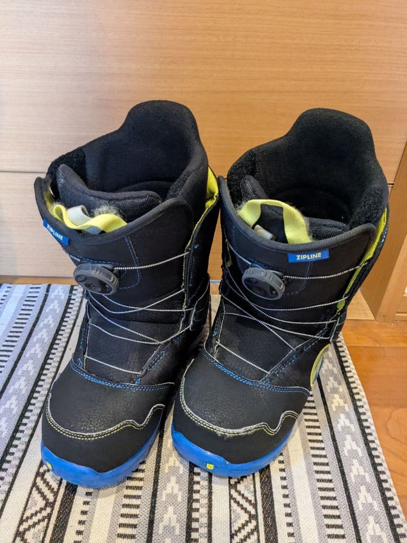 BURTON ZIPLINE YOUTHスノーボードブーツ 子ども用　25センチ