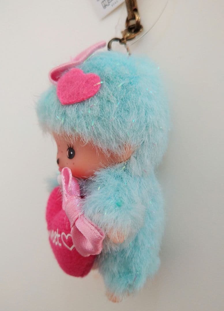 新品 キャンディ ベビチッチ キーホルダー ブルー モンチッチ 294340