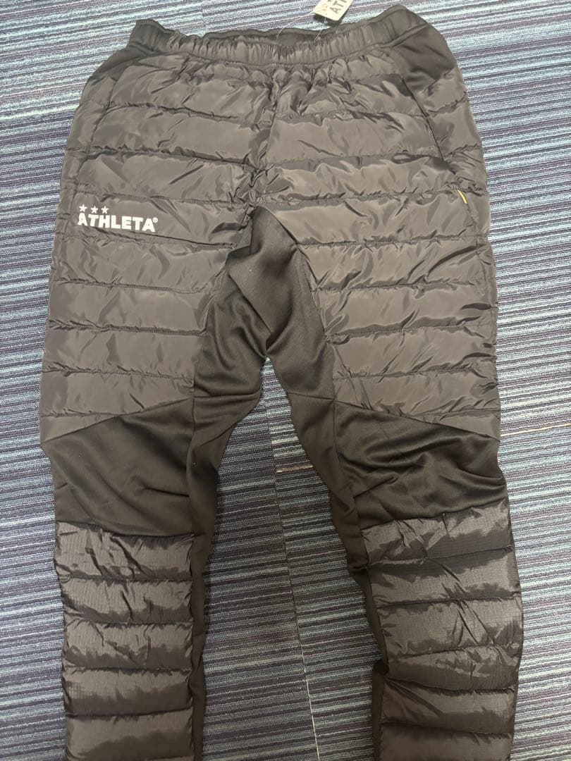 ATHLETA 中綿ウォーマー上下セット　ブラック Oサイズ　新品未使用