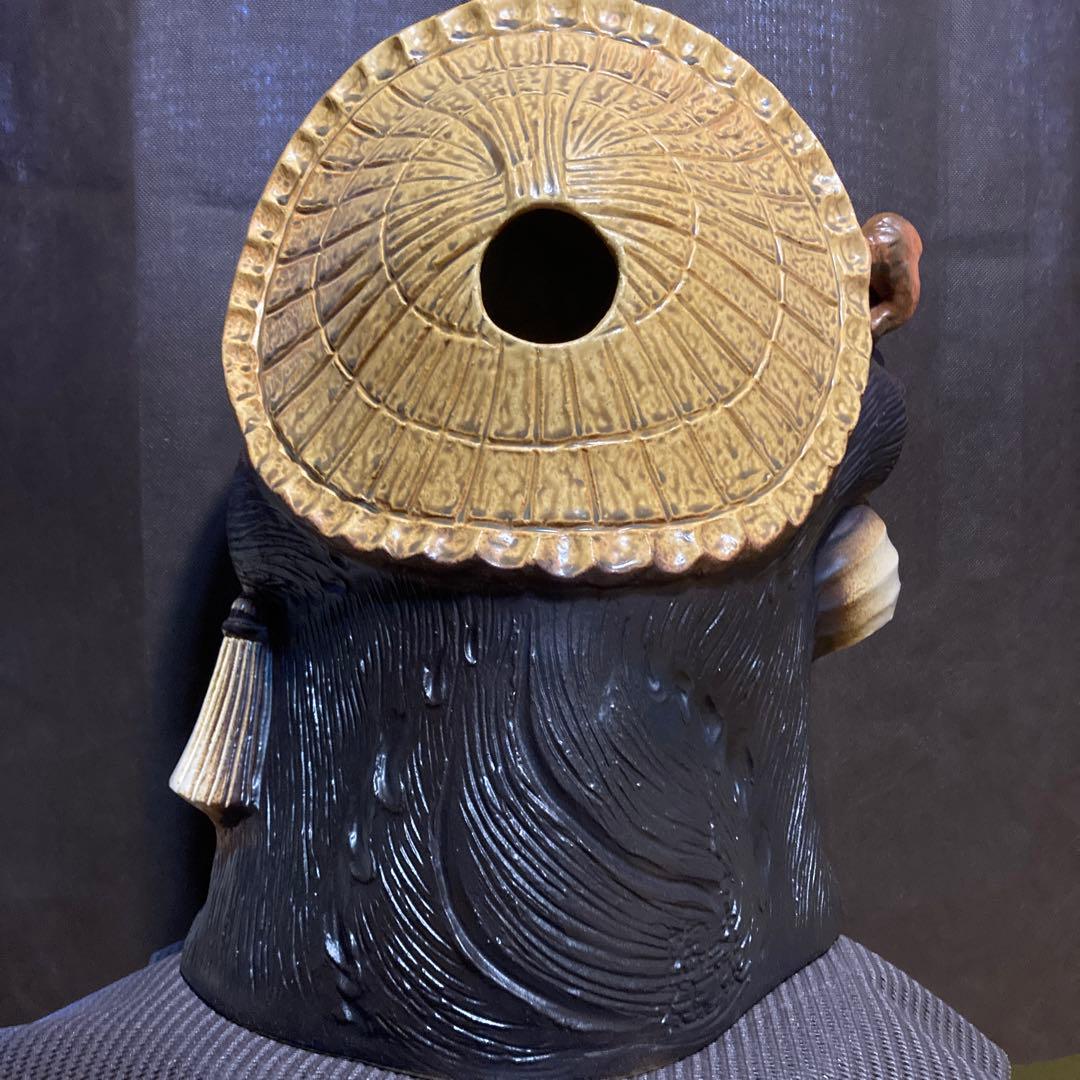 信楽陶苑　たぬき村　信楽狸八相縁起　置き物　商売繁盛　開運