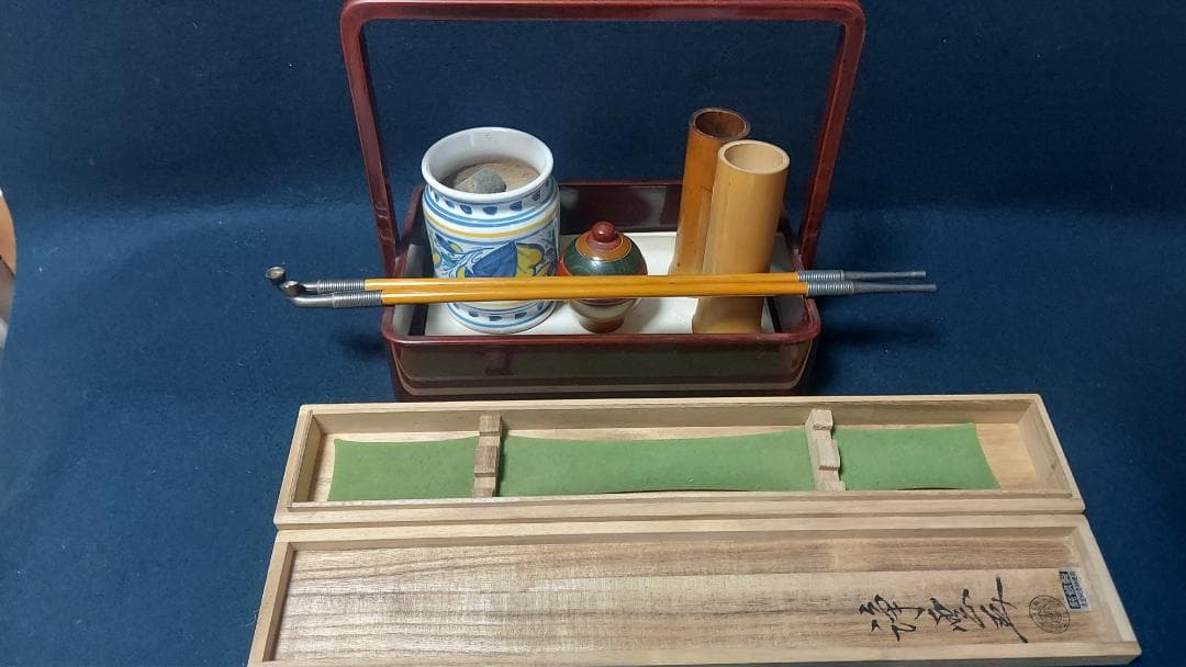 煙草盆煙管火入一式