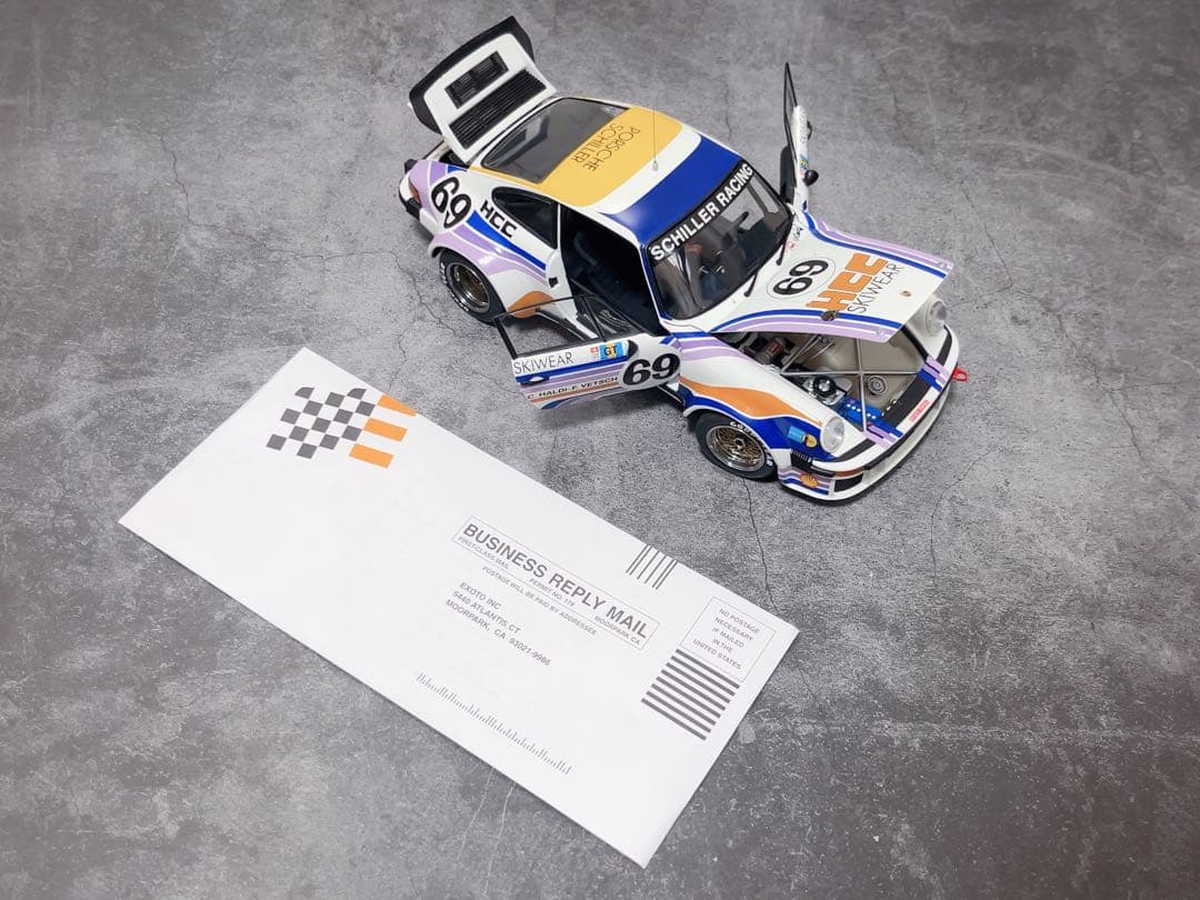 エグゾト 1/18 ポルシェ　934 RSR #69 HCC Skiwear