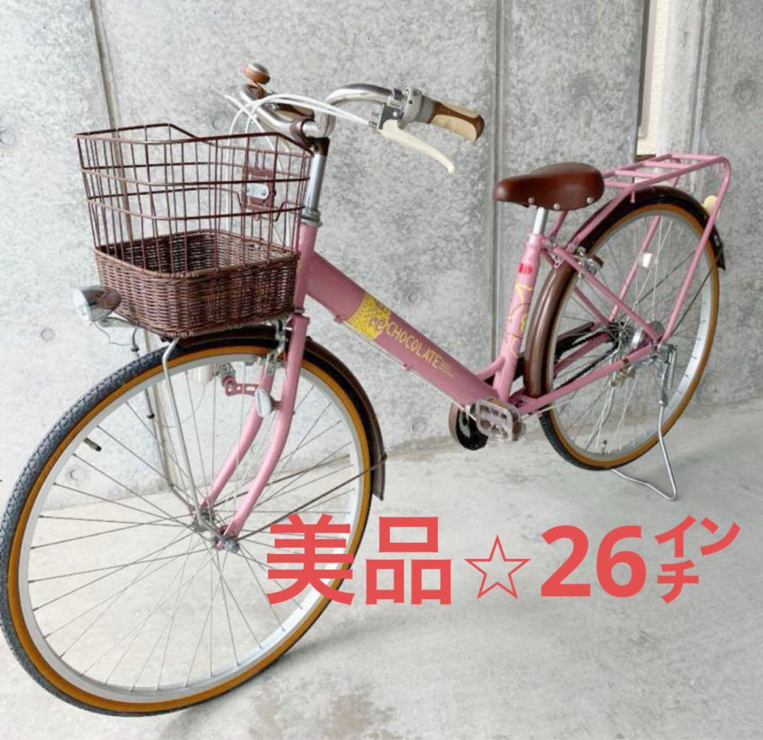 ☺︎kiss kiss mouse☺︎　 子ども用自転車 26インチ