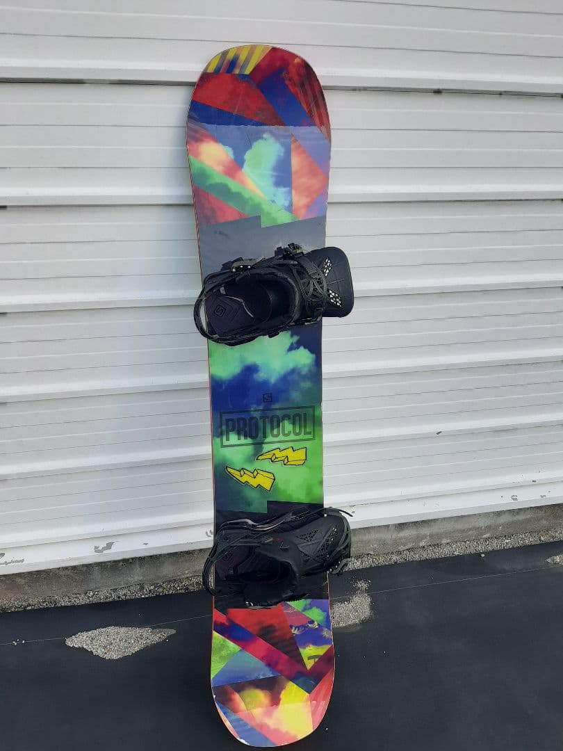 スノーボードセット　サロモン　Salomon　　プロトコル　約144cm