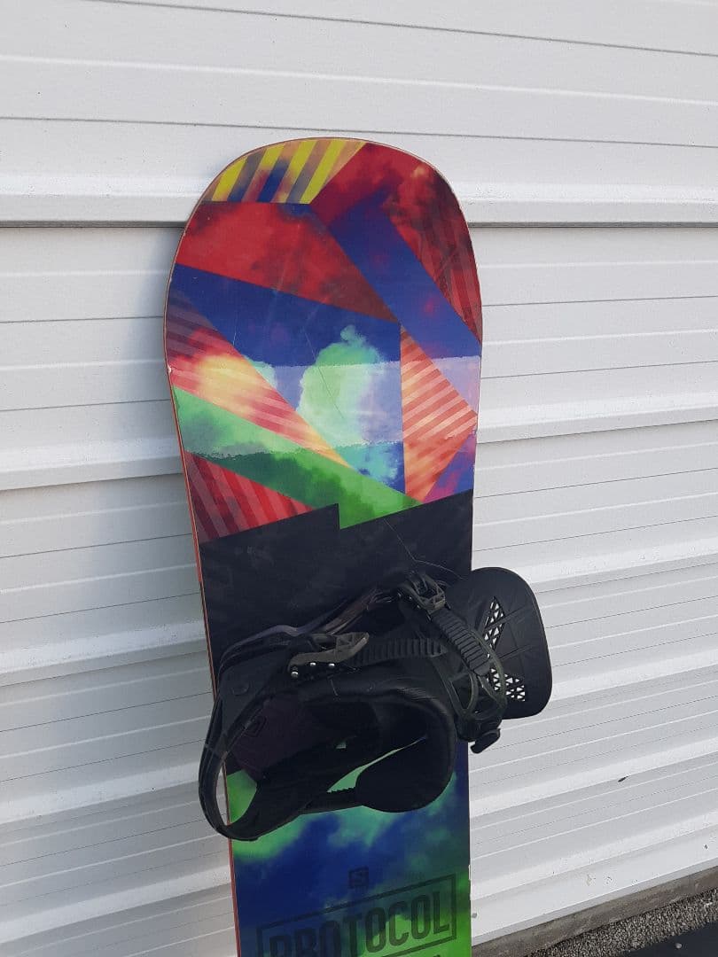 スノーボードセット　サロモン　Salomon　　プロトコル　約144cm