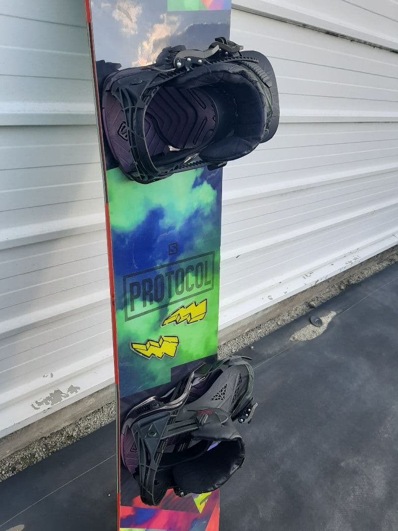 スノーボードセット　サロモン　Salomon　　プロトコル　約144cm
