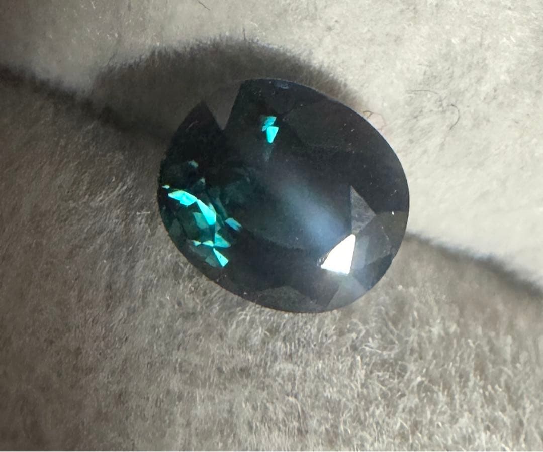 天然ブルーグリーンサファイア 1.003ct