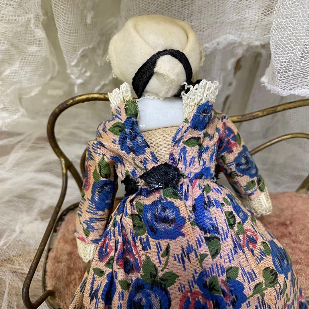 ドイツアンティーク チャイナヘッドドール 18cm