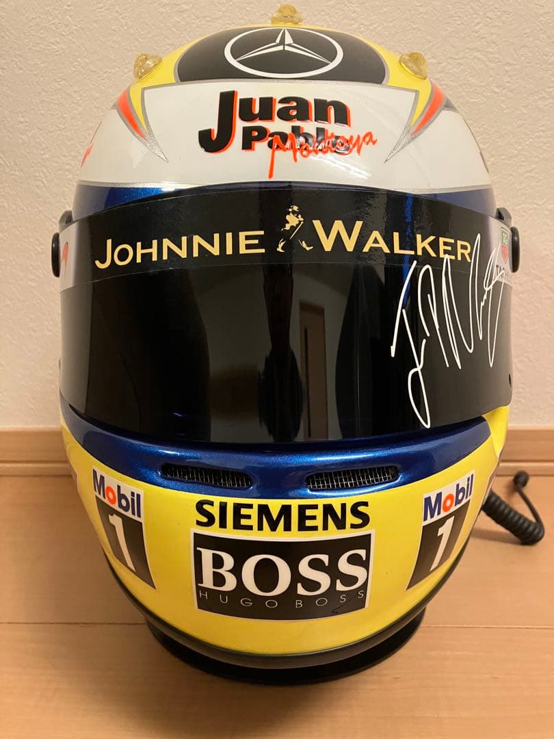 JPモントーヤ レプリカヘルメット、マクラーレンメルセデス2005