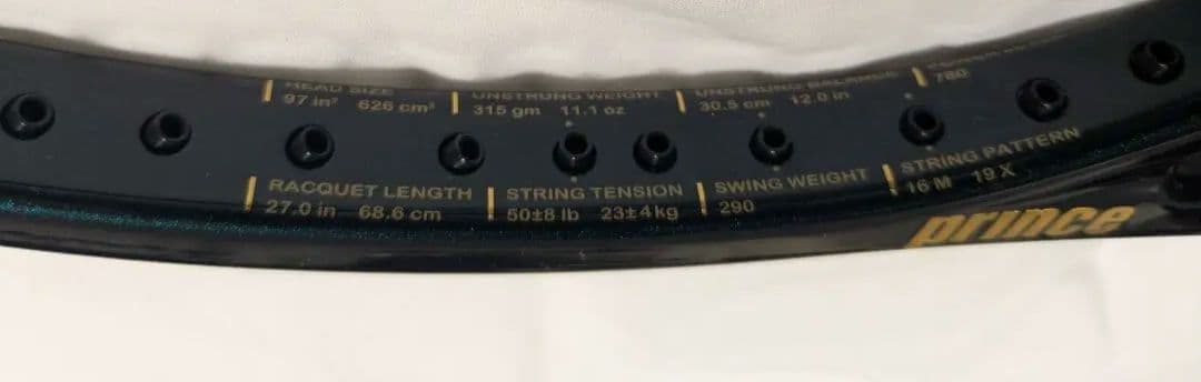 プリンスファントムグラファイト97(315) スペック計測済み! G3 2025