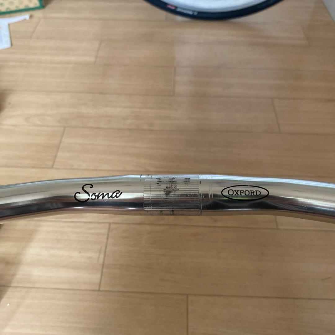 soma プロムナードハンドル 25.4mm ピスト コミューター ブルーラグ