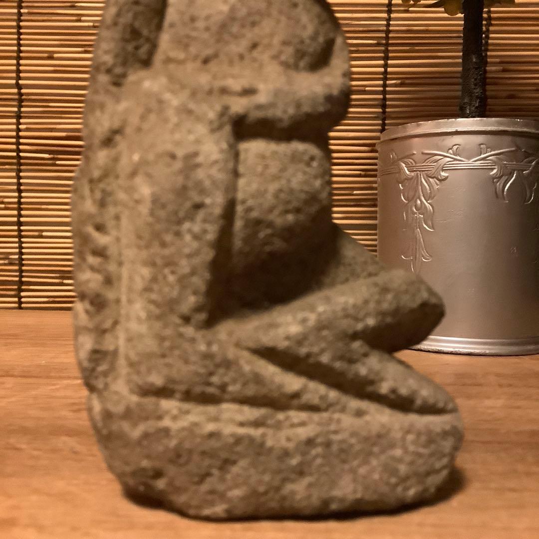 中国北魏「道教神像」中国三大宗教・神仙思想・陰陽五行説・風水・アニミズム・石像