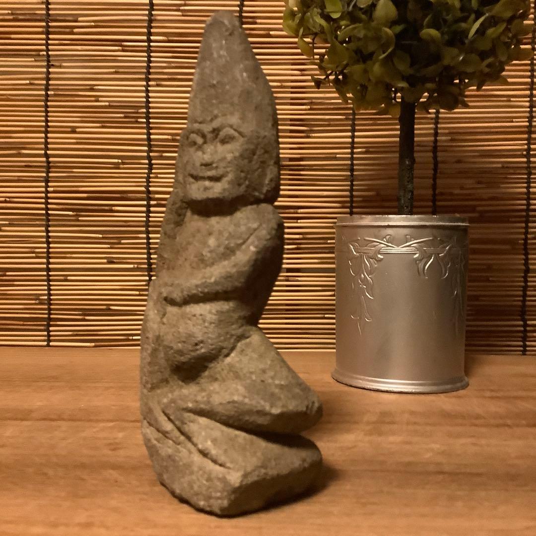 中国北魏「道教神像」中国三大宗教・神仙思想・陰陽五行説・風水・アニミズム・石像