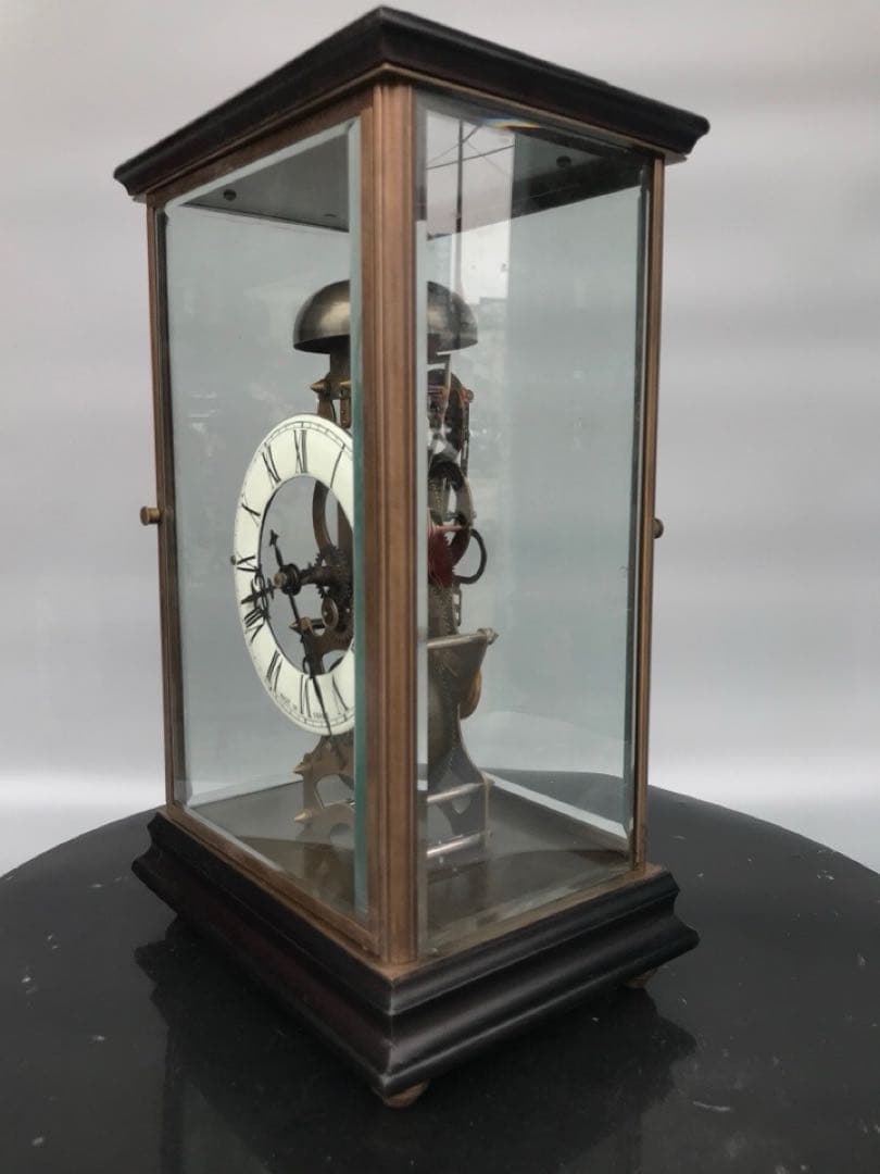 海外時計純銅31日巻き　報時機能付きの座時計　クラシックなインテリア　インテリア