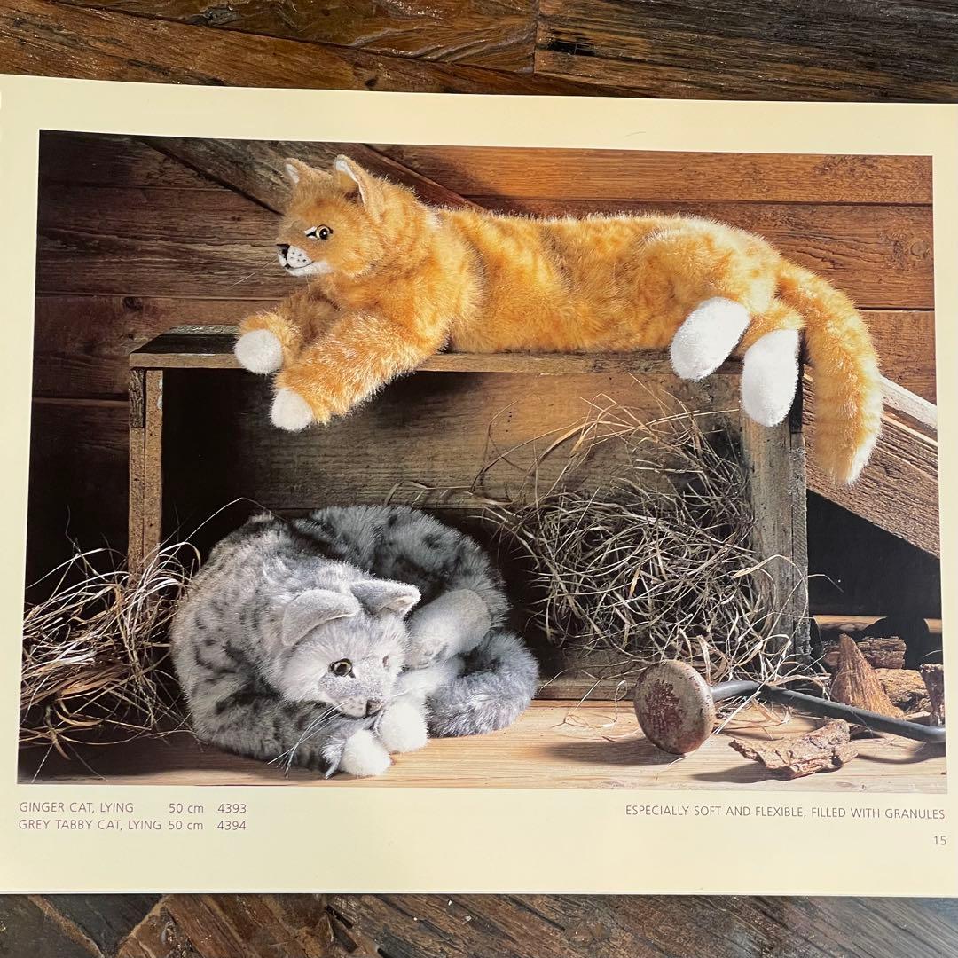 KOSEN ケーセン 寝そべり猫 GINGER CAT,LYING 50cm