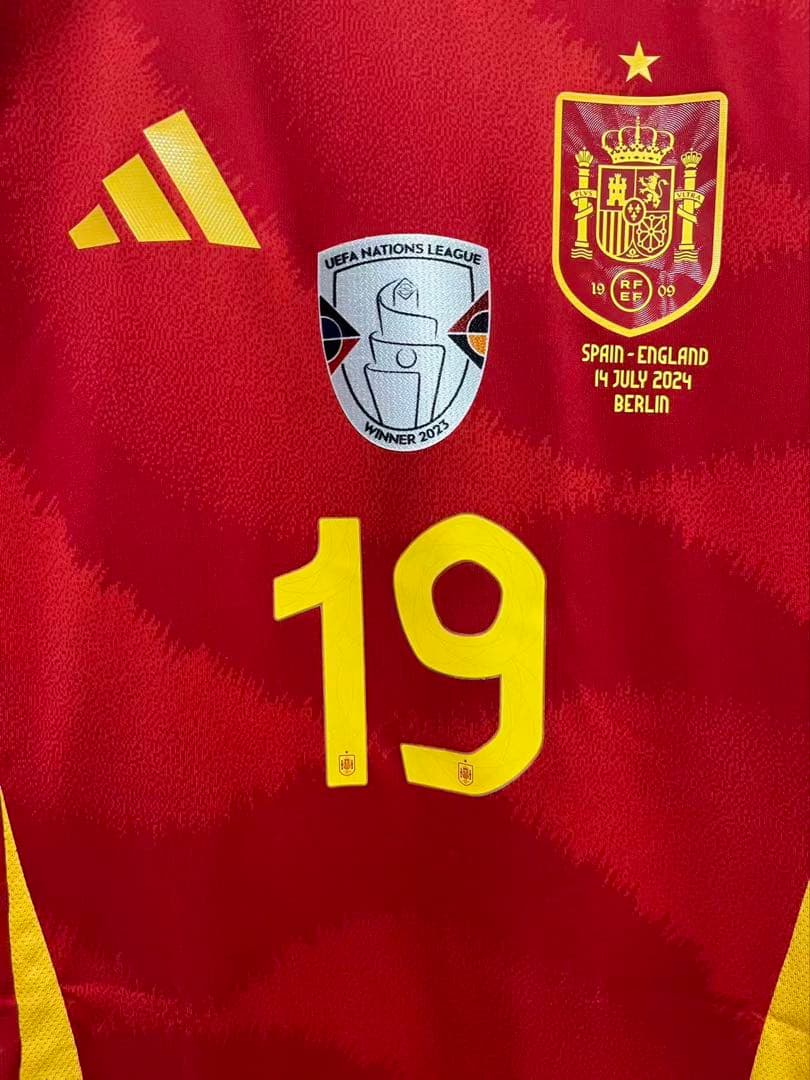 正規品/選手用仕樣 スペイン代表 24/25 Lamine Yamal 決勝