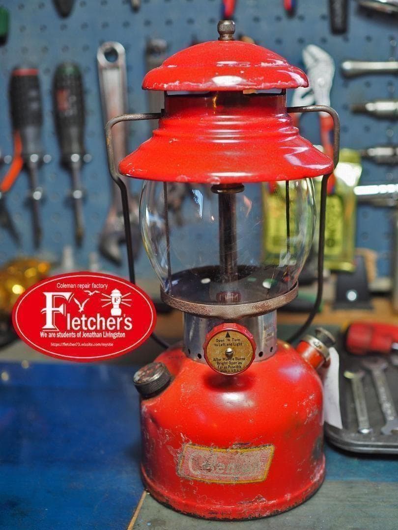 激安1957年7月製 コールマン 200A ランタン （イエローボーダー）t15