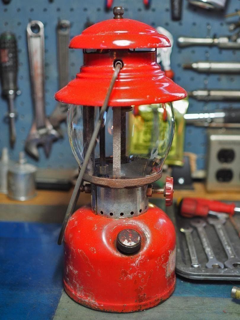 激安1957年7月製 コールマン 200A ランタン （イエローボーダー）t15