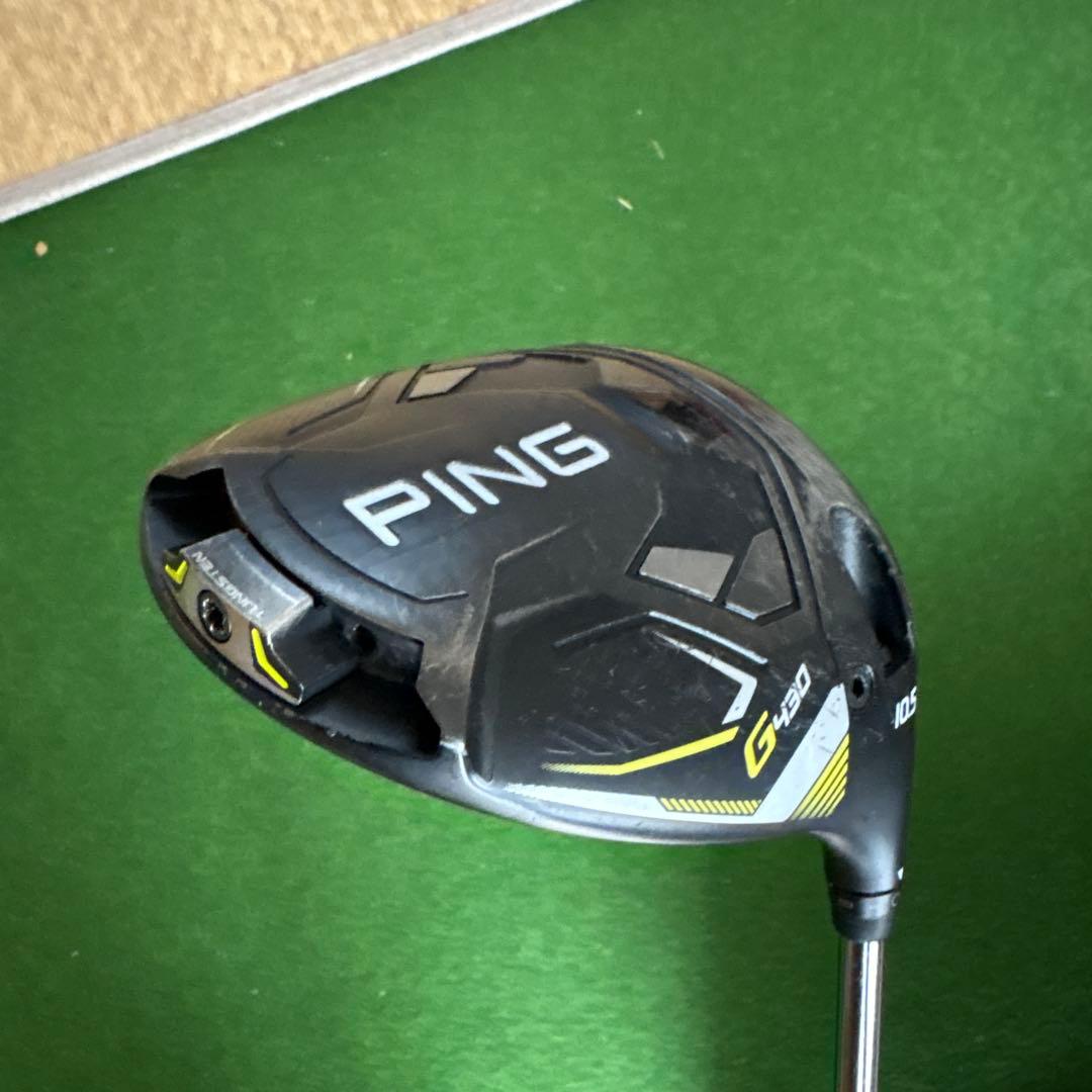PING G430LST ドライバー 10.5度 純正Sシャフト ヘッドカバー付