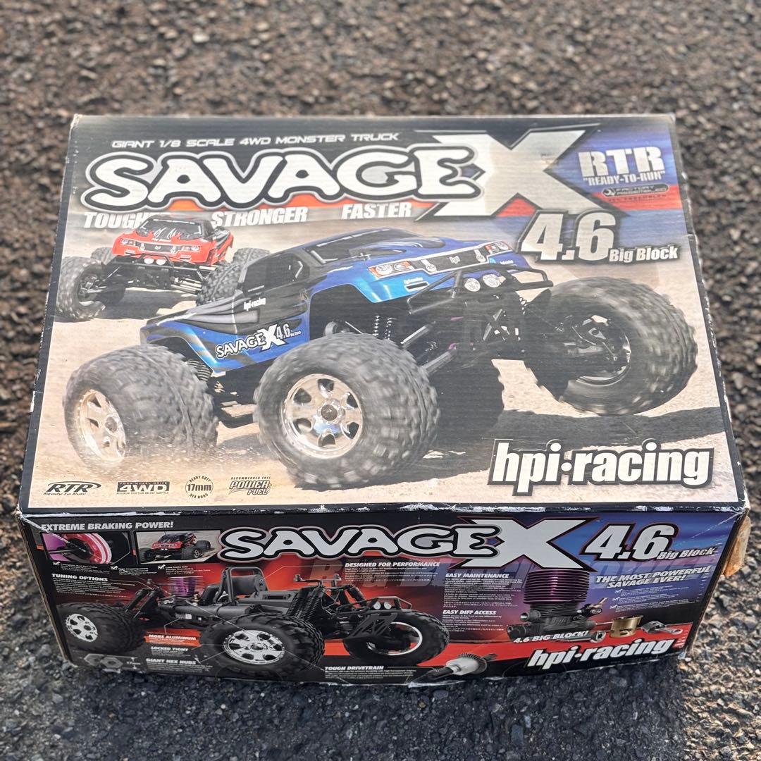 くまきち君　希少hpiサベージX4.6エンジンカー