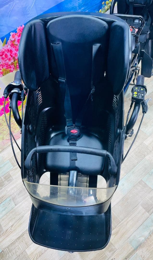 shabondama-qoo ヤマハ子供乗せ電動アシスト自転車　Y1599