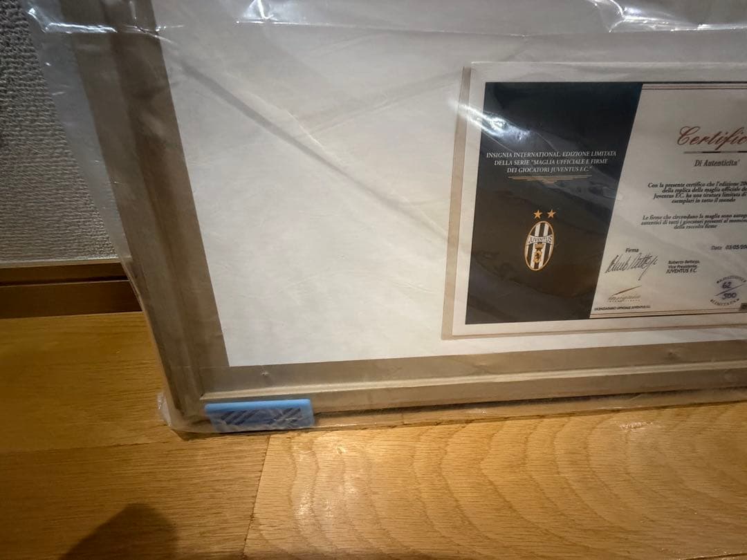 激レア ユベントス サイン ユニホーム ジダン デルピエロ サインユニホーム