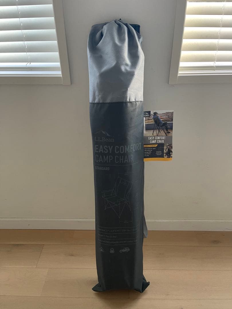 LL Bean Easy Comfort Camp Chair ②グレー送料込み