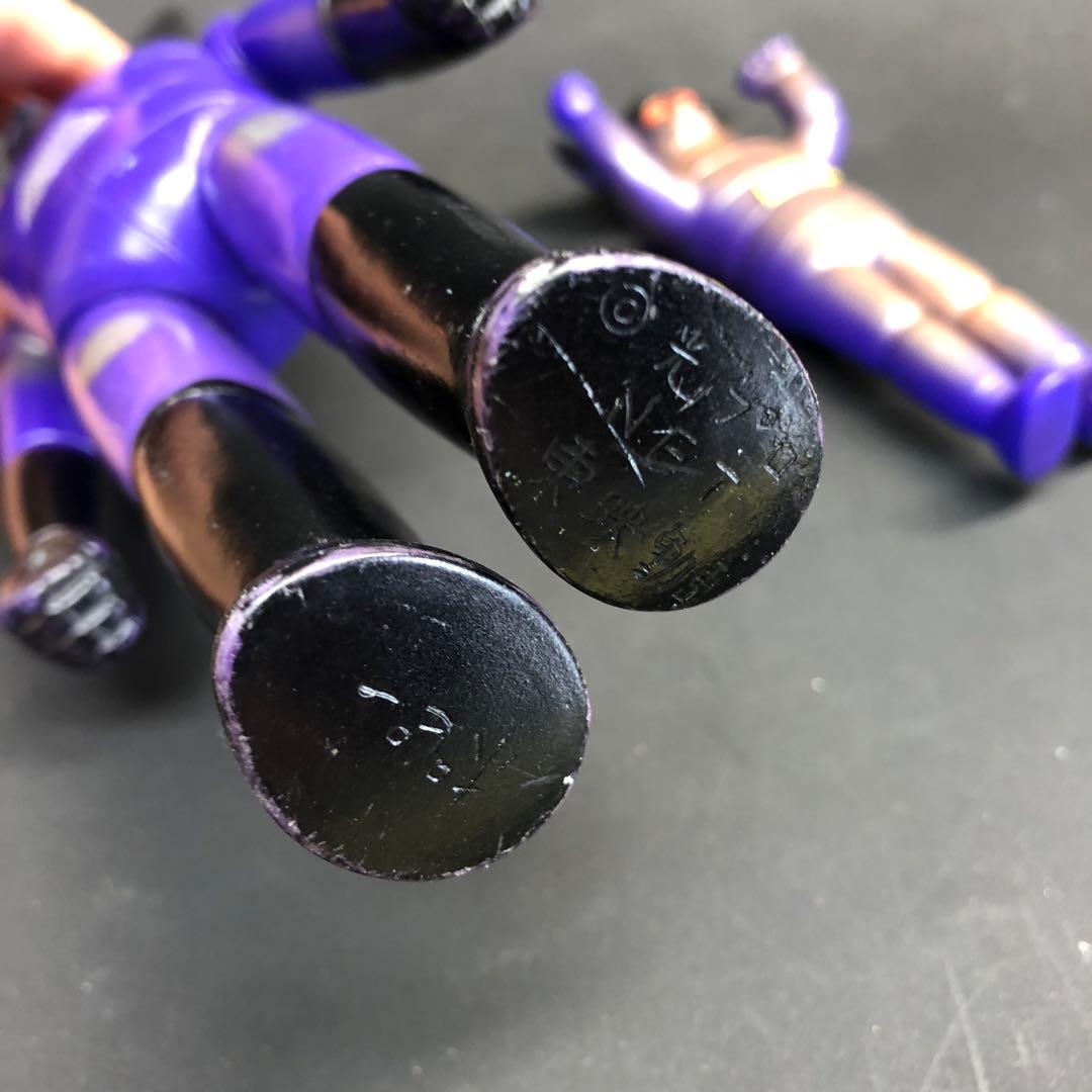 バビル2世　ポセイドンソフビ2体セット ポピー　当時物